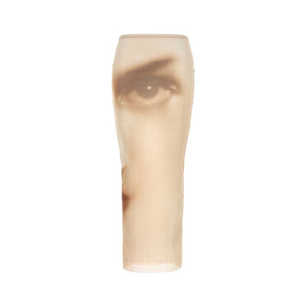 Jean Paul Gaultier Women Printed Tulle Skirt